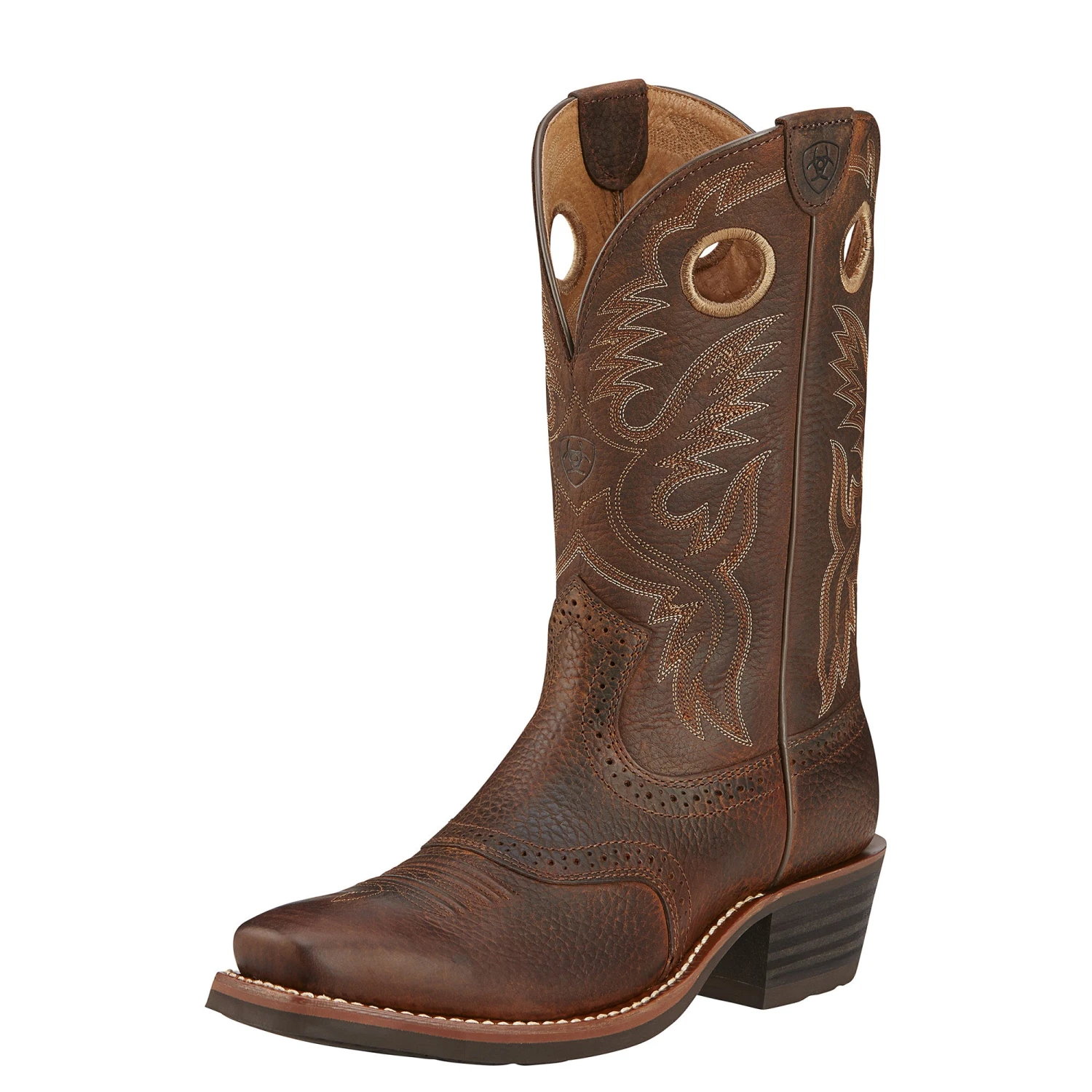 Ariat Boots: Men's 10002227 Square Toe Roughstock Cowboy Boots 5 Ariat Boots: Men's 10002227 Square Toe Roughstock Cowboy Boots - Image 5