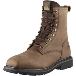 Ariat Boots: 10011917 Men's Cascade Steel Toe Duratread Lacer Boots -Boots Hub Shop 10011917 3 4 front