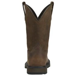 Ariat Boots 10014238 Men's Groundbreaker 10" Pull On Work Boots -Boots Hub Shop 10014238 heel