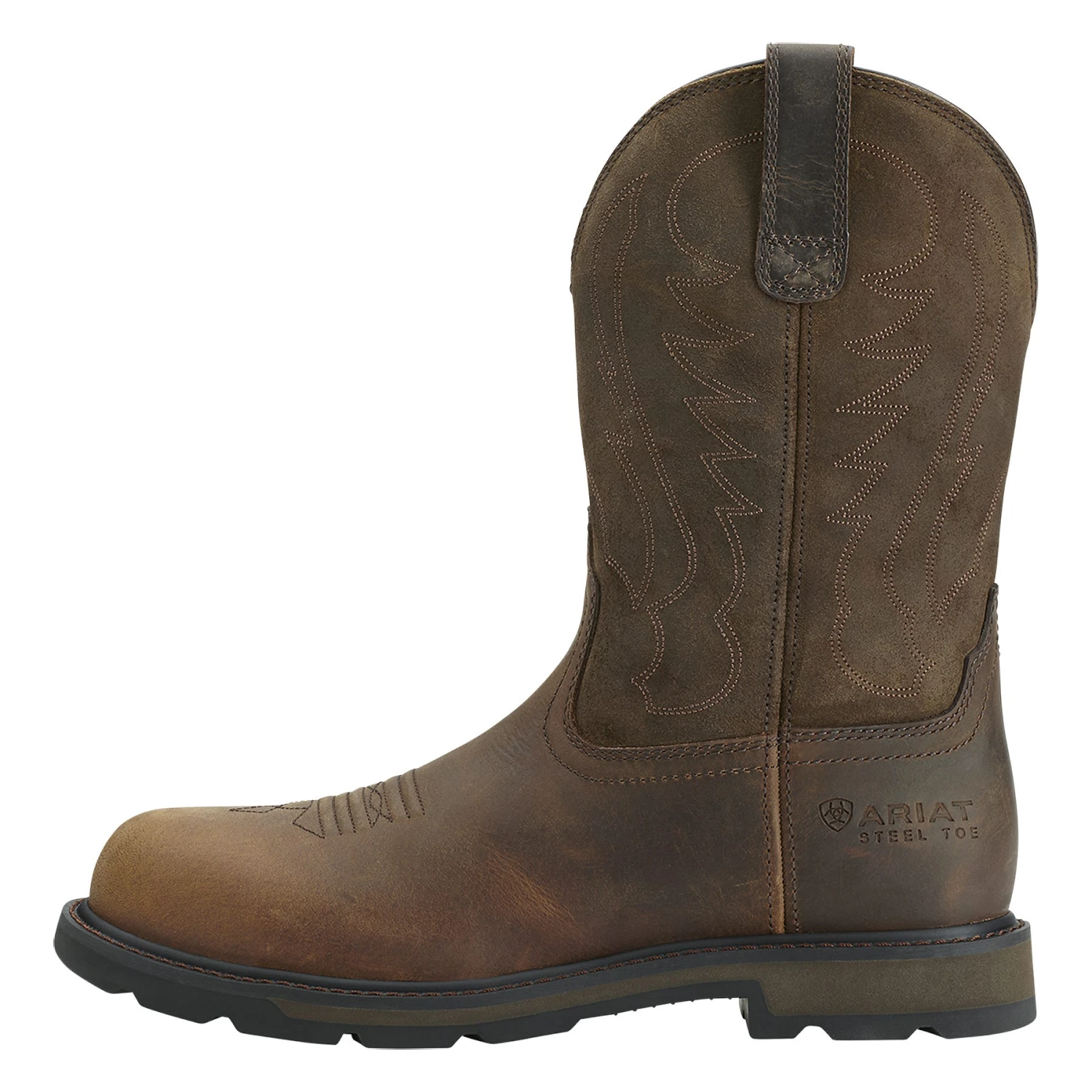 Ariat 10014241 Men's Groundbreaker Steel Toe Cowboy Boots 4 Ariat 10014241 Men's Groundbreaker Steel Toe Cowboy Boots - Image 4