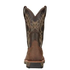 Ariat Boots: Men's 10017436 Brown WorkHog Wide H20 11" Waterproof Pull On Work Boots 7 Ariat Boots: Men's 10017436 Brown WorkHog Wide H20 11" Waterproof Pull On Work Boots -Boots Hub Shop 10017436 heel