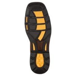 Ariat Boots: Men's 10017436 Brown WorkHog Wide H20 11" Waterproof Pull On Work Boots 9 Ariat Boots: Men's 10017436 Brown WorkHog Wide H20 11" Waterproof Pull On Work Boots -Boots Hub Shop 10017436 sole