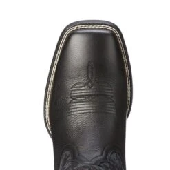 Ariat Boots: Men's 10023361 Black Deertan Sport Patriot Western Boot
