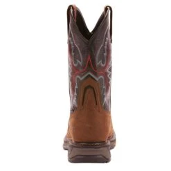 Ariat Boots: Men's 10024968 Brown WorkHog XT Carbon Toe 11" Waterproof Pull On Work Boots -Boots Hub Shop 10024968 heel
