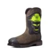 Ariat Boots: Men's 10035881 Iron Coffee WorkHog XT VentTEK Bold Waterproof Carbon Toe Work Boot