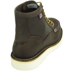 Danner Boots: Men's Brown Moc Toe 15563 Bull Run Soft Toe Work Boots -Boots Hub Shop 15563 5 1