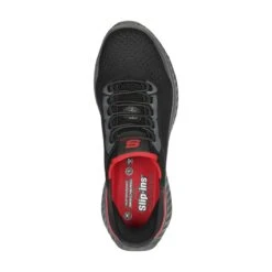 Skechers Work Shoes: Men's 200206 BKRD Black Red Composite Toe Slip-Ins Tilido Fletchit Work Shoe -Boots Hub Shop 200206 bkrd bedit