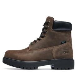 Timberland PRO Boots: Men's 38021 Brown Waterproof EH 6" Steel Toe Boots -Boots Hub Shop 38021 6edit