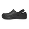 Genuine Grip Shoes: Men's 3900 Black Open Back Slip Resistant Clog