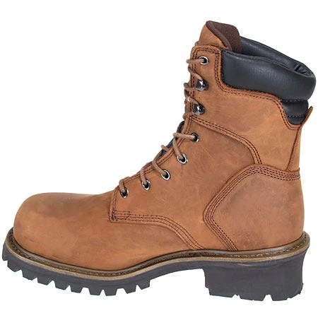 Chippewa Boots: Men's Steel Toe 55025 Brown Insulated EH Work Boots 5 Chippewa Boots: Men's Steel Toe 55025 Brown Insulated EH Work Boots - Image 5