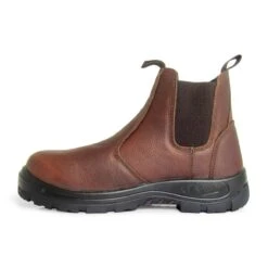 Genuine Grip Boots: Men's 6041 Brown Composite Toe Hercules Twin-Gore Pull On Work Boot -Boots Hub Shop 6041 3 1