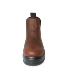 Genuine Grip Boots: Men's 6041 Brown Composite Toe Hercules Twin-Gore Pull On Work Boot -Boots Hub Shop 6041 4