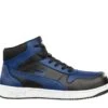 Puma Shoes: Men's 630075 Blue Black Composite Toe Mid Frontcourt Heritage Work Shoe