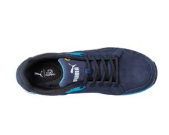 Puma Safety: Men's 644625 Blue Airtwist Low EH Composite Fiberglass Toe Athletic Work Shoe -Boots Hub Shop 644625 airtwist blue low top web
