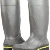 Servus Boots: Men's 75101 Gray Black Steel Toe Waterproof PVC 15IN Boot