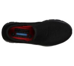 Skechers Shoes: Men's 77048 BBK Black Flex Advantage - Mcallen Slip Resistant Athletic Shoe -Boots Hub Shop 77048 bbk b