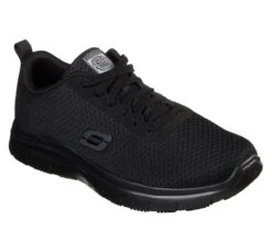Skechers Shoes: Men's 77125 BLK Black Flex Advantage - Bendon Slip Resistant Athletic Shoe