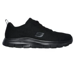 Skechers Shoes: Men's 77125 BLK Black Flex Advantage - Bendon Slip Resistant Athletic Shoe -Boots Hub Shop 77125 blk e