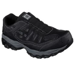 Skechers Shoes: Men's 77161 BLK Black Cankton-Ebbitt Steel Toe Athletic Shoe -Boots Hub Shop 77161 blk