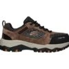 Skechers Shoes: Men's 77183 BRBK Brown Black Greetah Composite Toe Athletic Shoe