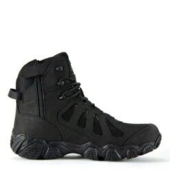 Thorogood Boots: Men's 834-6295 Black Crosstrex Mid Side Zip Waterproof Hiker