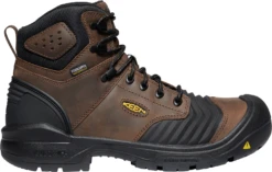 Keen Utility: Men's 1023386 Dark Earth Black Portland 6" Carbon Fiber Waterproof EH Work Boot