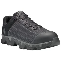 Timberland Pro Shoes: Men's A176A Black PowerTrain Alloy Toe Athletic Work Shoes -Boots Hub Shop a176a
