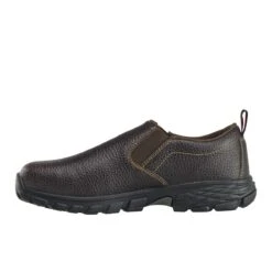 Avenger Shoes: Men's A7000 Flight Brown Alloy Toe Slip On Work Shoes -Boots Hub Shop a7000 medial 1024x1024 2x