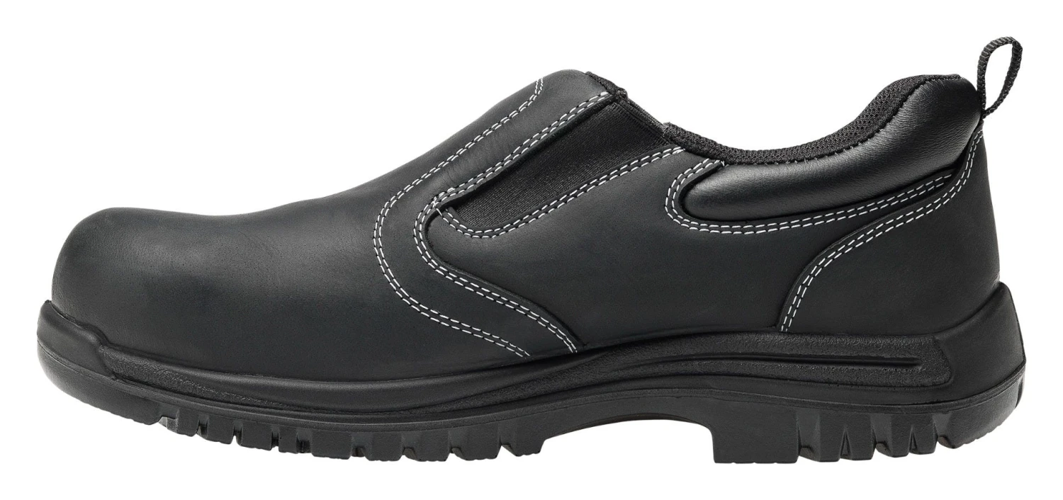 Avenger Shoe: Men's A7109 Foreman Black Composite Toe Waterproof Slip On Shoe 5 Avenger Shoe: Men's A7109 Foreman Black Composite Toe Waterproof Slip On Shoe - Image 5