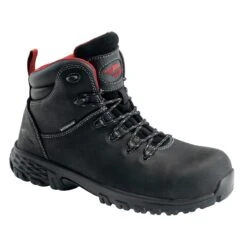 Avenger Boots: Men's A7422 Black Alloy Toe SD10 Waterproof Flight Work Boot