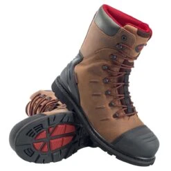 Avenger Boots: Men's A7556 Brown Composite Toe Hammer 8" Met Guard EH Waterproof Work Boot 15 Avenger Boots: Men's A7556 Brown Composite Toe Hammer 8" Met Guard EH Waterproof Work Boot -Boots Hub Shop a7556 8