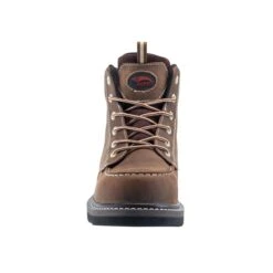 Avenger Boots: Men's A7607 Brown Soft Toe 6" Waterproof EH Moc Wedge Work Boot -Boots Hub Shop a7607 2
