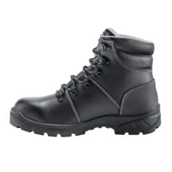 Avenger Boots: Men's A8224 Black Steel Toe 6" Waterproof Builder EH Work Boot -Boots Hub Shop a8224 8624 medial