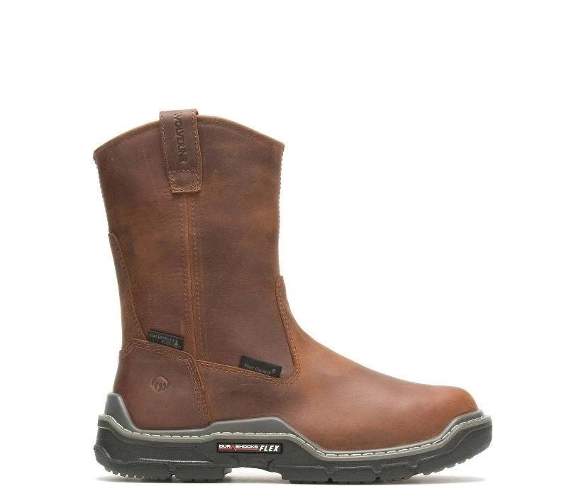 Wolverine Boots: Men's W211169 Peanut Composite Toe Raider Waterproof Met-Guard Wellington Boot 2 Wolverine Boots: Men's W211169 Peanut Composite Toe Raider Waterproof Met-Guard Wellington Boot - Image 2