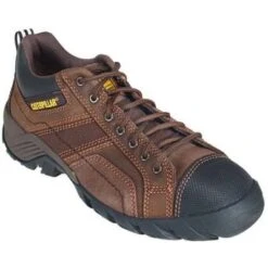 Caterpillar Shoes: Men's Argon Composite Toe 89957 EH Slip-Resistant Shoes -Boots Hub Shop brown1