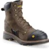 Carolina Boots: Men's CA2559 Brown 8” Composite Toe Workflex Work Boots