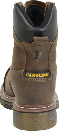 Carolina Boots: Men's CA2559 Brown 8” Composite Toe Workflex Work Boots -Boots Hub Shop ca2559 500xauto heel