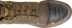Carolina Boots: Men's CA2559 Brown 8” Composite Toe Workflex Work Boots -Boots Hub Shop ca2559 500xauto top