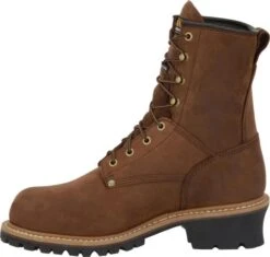 Carolina Boots: Men's Waterproof CA4821 Insulated Logger Boots -Boots Hub Shop ca4821 500xauto instep