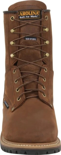 Carolina Boots: Men's Waterproof CA4821 Insulated Logger Boots -Boots Hub Shop ca4821 500xauto toe