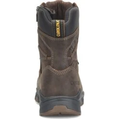 Carolina Boots: Men's CA5555 Brown Composite Toe 8" Subframe Insulated Side Zip Lightweight Work Boot -Boots Hub Shop ca5555 500xauto heeledit