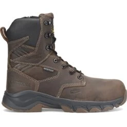 Carolina Boots: Men's CA5555 Brown Composite Toe 8" Subframe Insulated Side Zip Lightweight Work Boot -Boots Hub Shop ca5555 500xauto profileedit