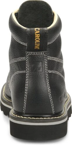Carolina Boots: Men's CA7007 Black Flatiron 6" Moc Wedge Toe Work Boot -Boots Hub Shop ca7007 2