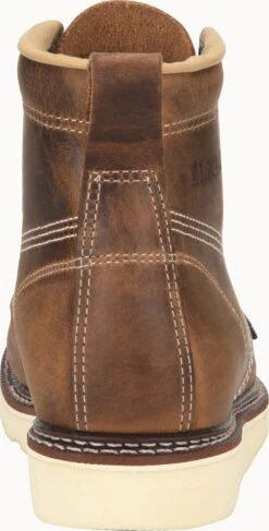 Carolina Boots: Men’s CA7011 Old Town Folklore AMP USA 6” Domestic Moc Toe Wedge Work Boot -Boots Hub Shop ca7011 500xauto heel