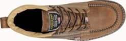Carolina Boots: Men’s CA7011 Old Town Folklore AMP USA 6” Domestic Moc Toe Wedge Work Boot -Boots Hub Shop ca7011 500xauto top