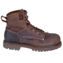 Carolina Boots: Men's Waterproof Brown CA7028 EH Work Boots -Boots Hub Shop ca7528 carolinao 01 1