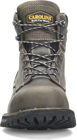 Carolina Boots: Men's CA7532 Grey 6” PitStop Waterproof Comp Toe Work Boots -Boots Hub Shop ca7532 500xauto toe