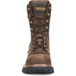 Carolina Boots: Men's CA7837 Brown Composite Toe 8" Capacity Cardinal Waterproof Logger Work Boot -Boots Hub Shop ca7837 500xauto toeedit