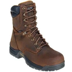 Carolina Boots: Men's Waterproof Brown CA8020 Slip-Resistant Work Boots 9 Carolina Boots: Men's Waterproof Brown CA8020 Slip-Resistant Work Boots -Boots Hub Shop ca8020 carolinap 01