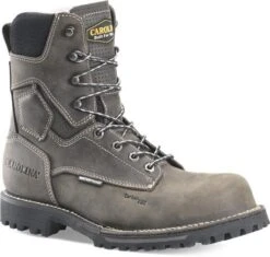 Carolina Boots: Men's CA8532 Grey 8” Waterproof Composite Toe Work Boots